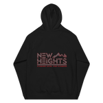 Red & Grey Text Signature Trending Heights "New Heights" Climbing Hoodie