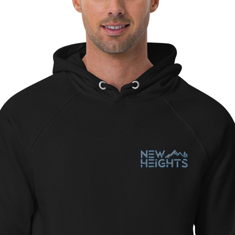 Blue & Gray Text Signature Trending Heights "New Heights" Climbing Hoodie
