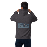 Blue & Gray Text Signature Trending Heights "New Heights" Climbing Hoodie