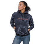 Champion "INTELLIGENT" (Backwords) tie-dye unisex hoodie