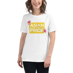 Women's Asian Pacific American Pride T-shirt with Yellow Print